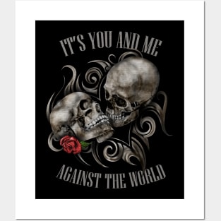 Skulls in Love Posters and Art